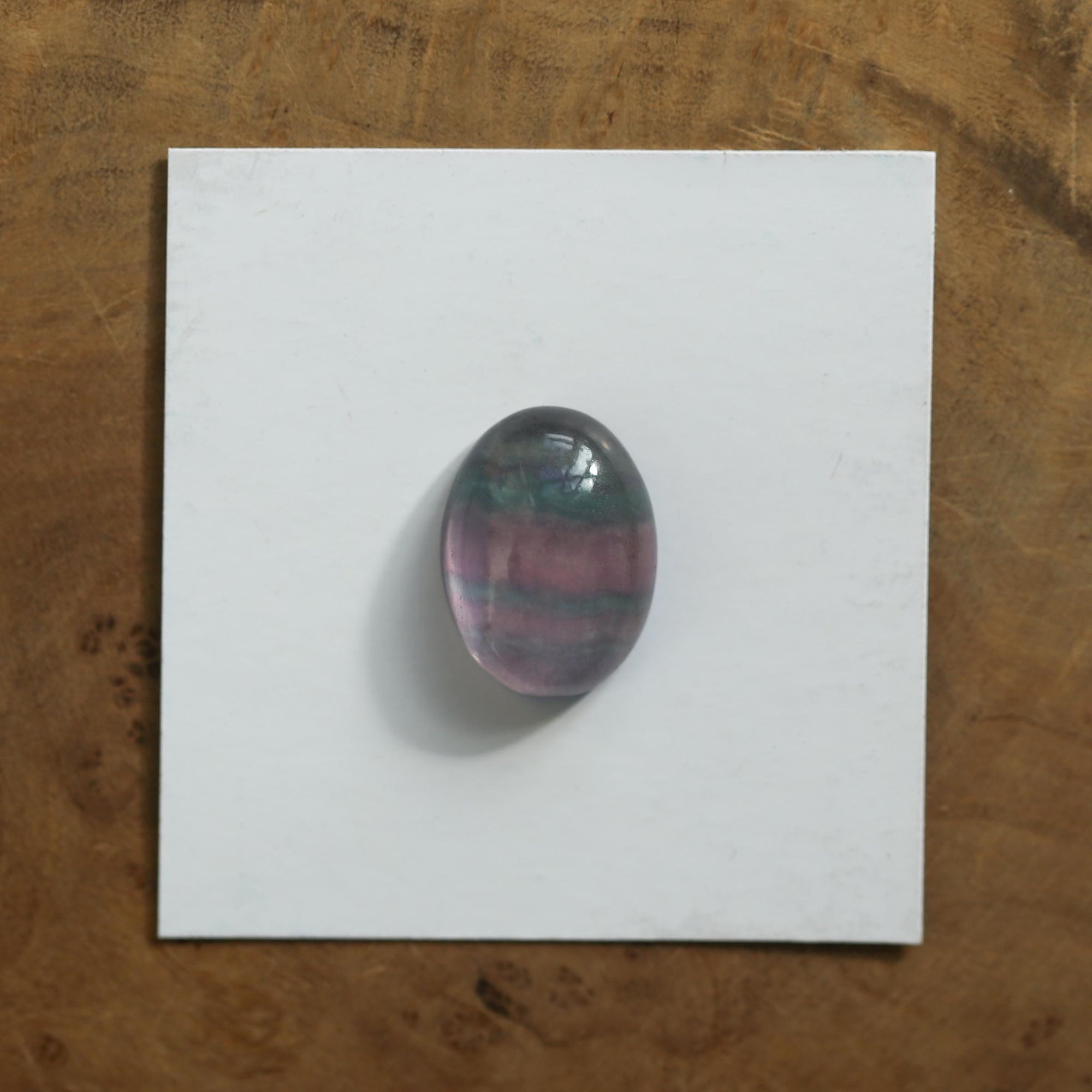 Rainbow Fluorite Boho Ring - .925 Sterling Silver - Choose Your Stone