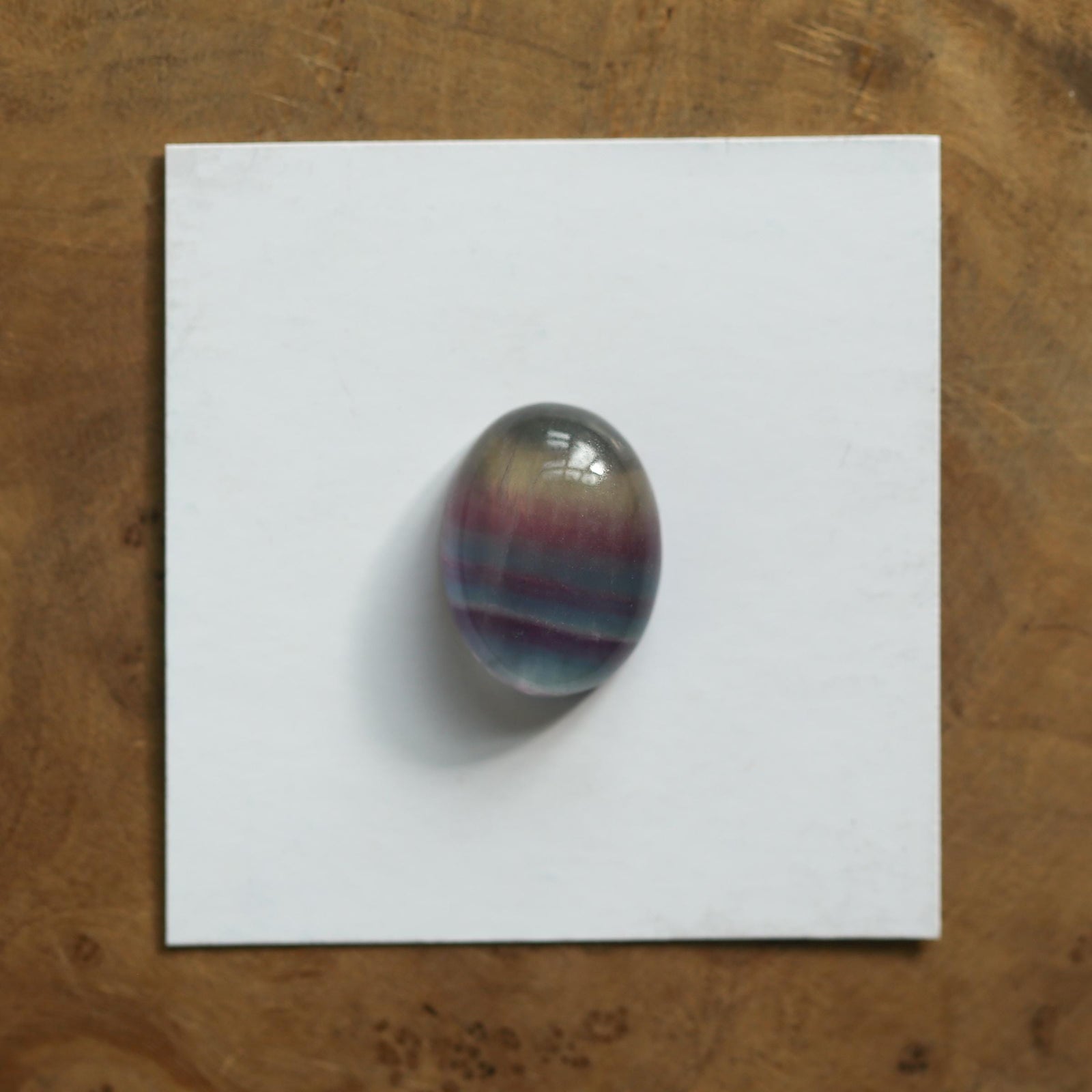 Rainbow Fluorite Boho Ring - .925 Sterling Silver - Choose Your Stone