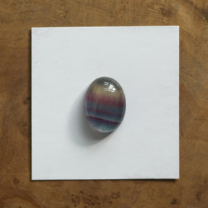 Rainbow Fluorite Boho Ring - .925 Sterling Silver - Choose Your Stone