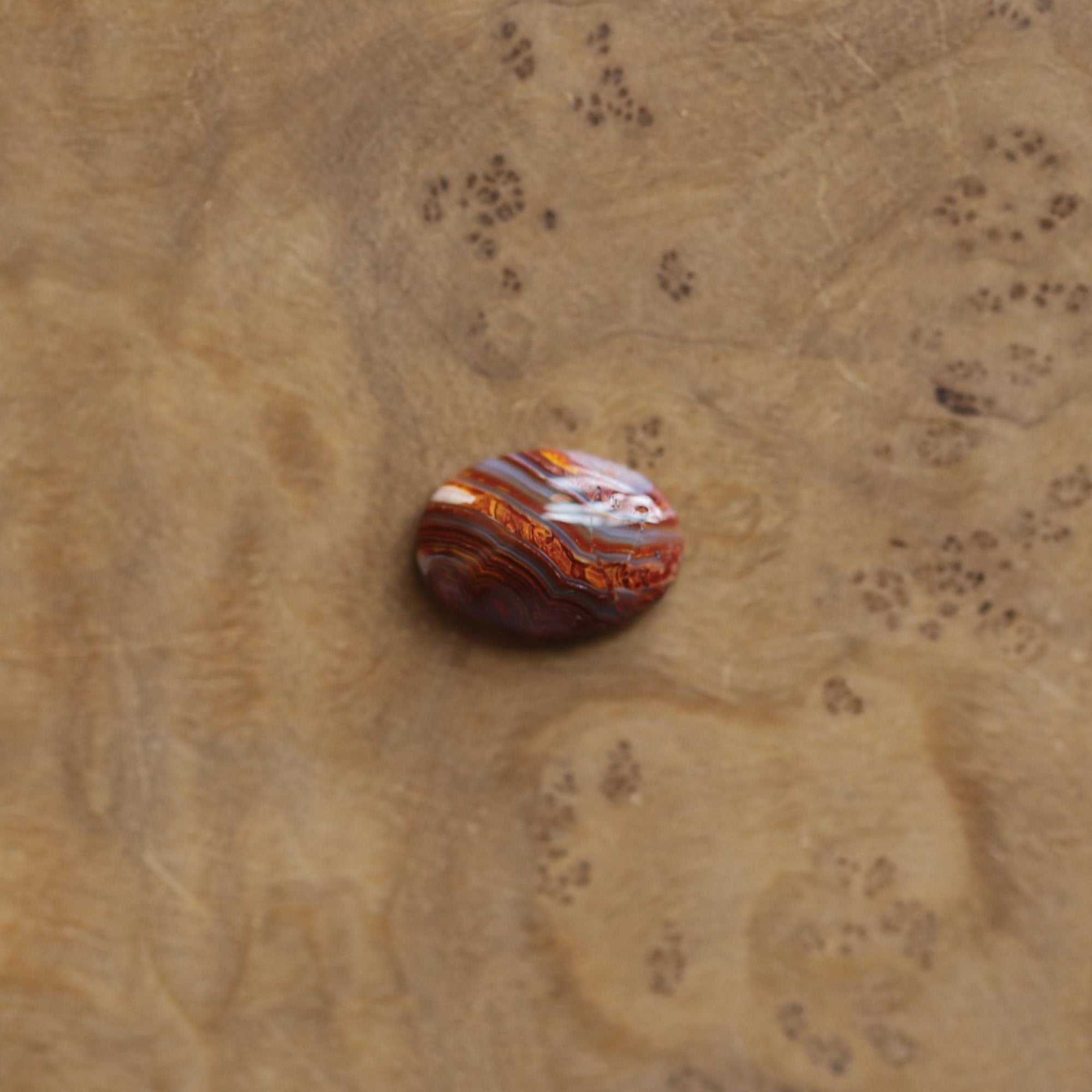 Laguna Lace Agate Ring - .925 Sterling Silver - East West Oval Ring - Choose Your Stone