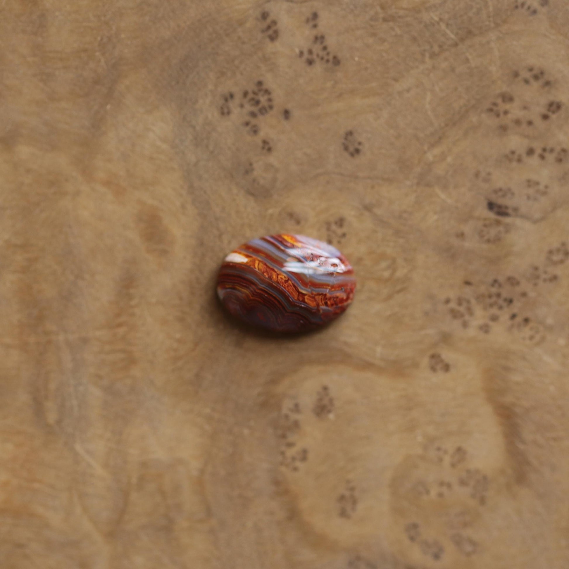 Laguna Lace Agate Ring - .925 Sterling Silver - East West Oval Ring - Choose Your Stone