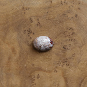 Laguna Lace Agate Ring - .925 Sterling Silver - East West Oval Ring - Choose Your Stone