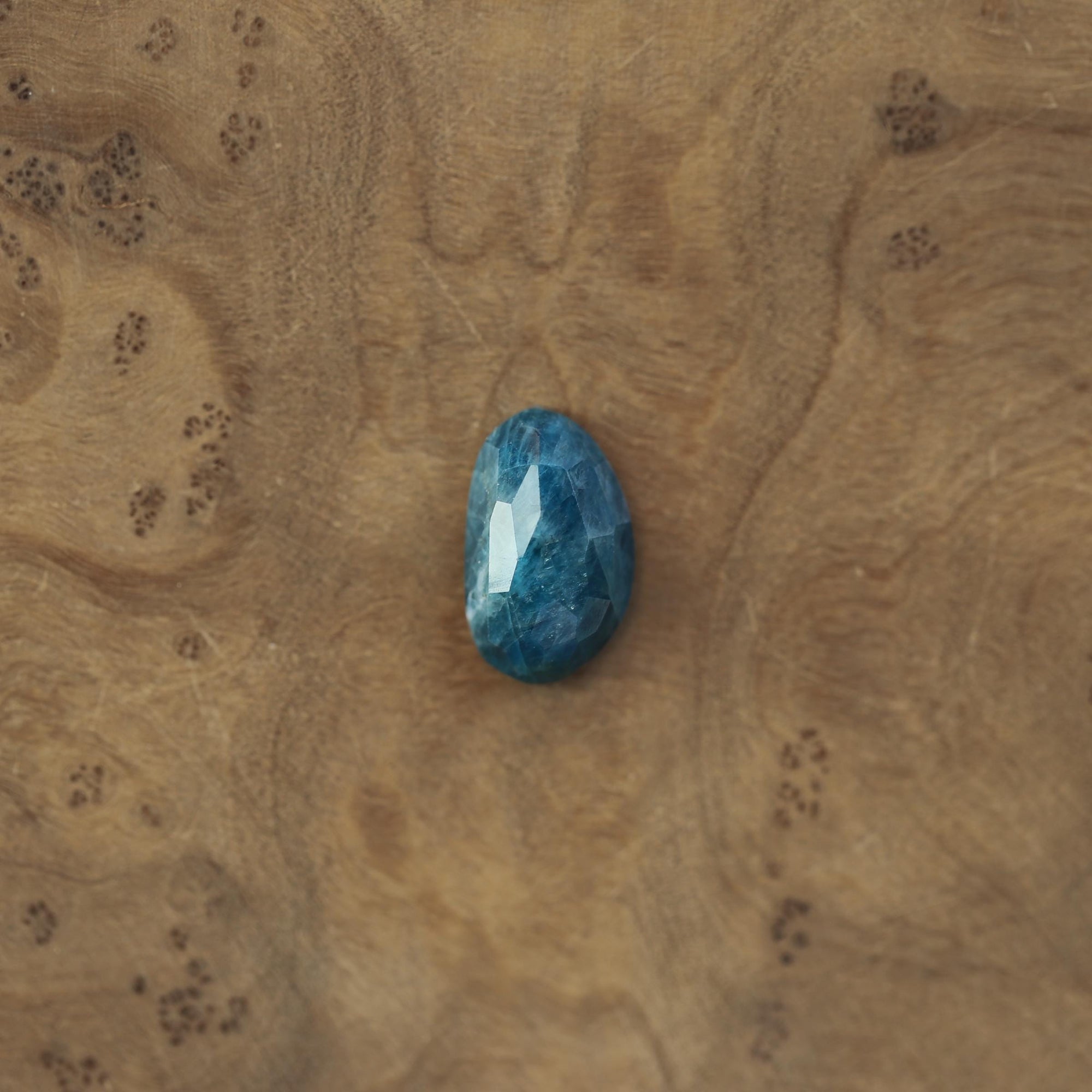 Chunky Apatite Boho Ring - .925 Sterling Silver - Apatite Silversmith Ring