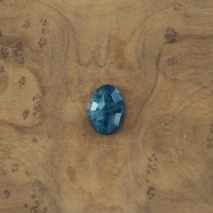 Chunky Apatite Sterling Silver Ring – Custom Handmade Boho Silversmith Jewelry