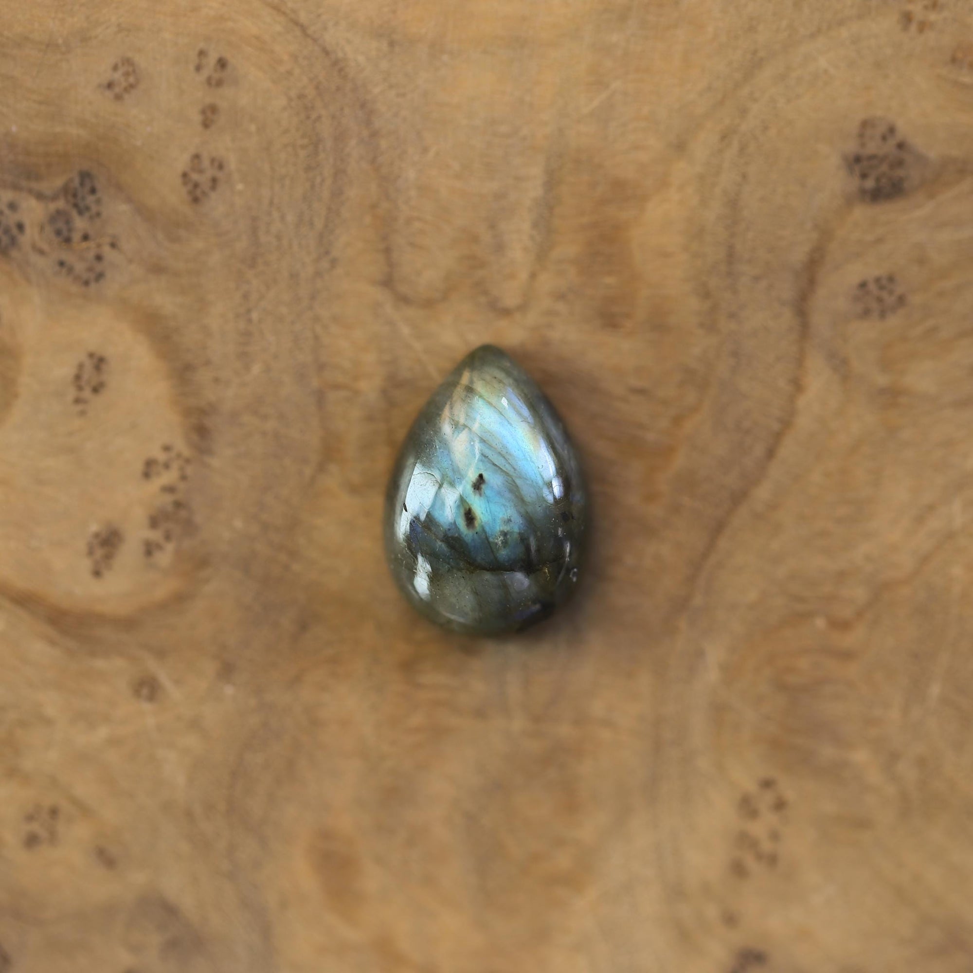 Big Labradorite Ring - .925 Sterling Silver - Choose your Own - Flashy Labradorite Pear