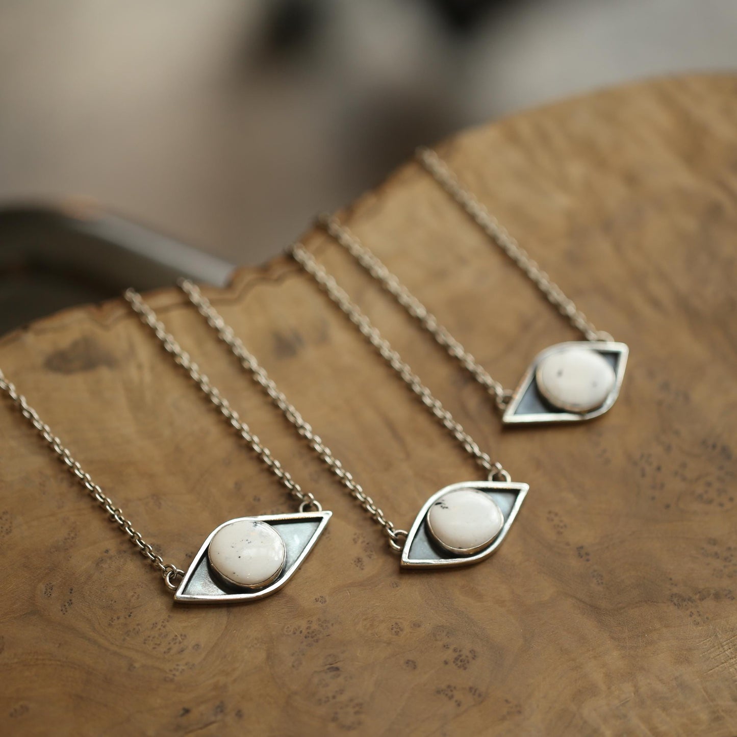 Sterling Silver White Buffalo Necklace – Choose Your Necklace
