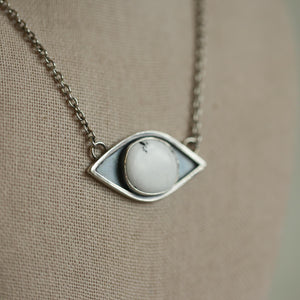 White Buffalo Pendant - Sterling Silver - White Buffalo Necklace