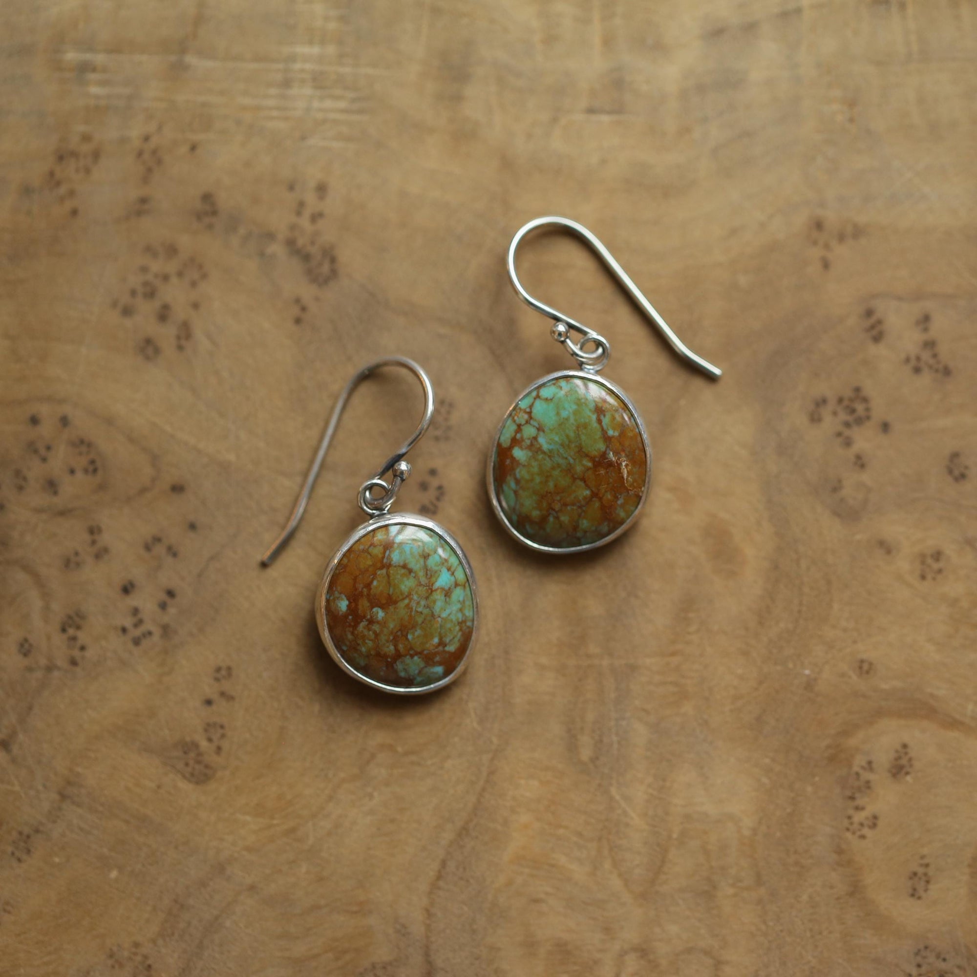 Turquoise Drop Earrings - Choose Your Pair - .925 Sterling Silver