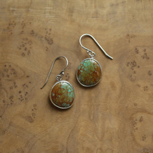 Turquoise Drop Earrings - Choose Your Pair - .925 Sterling Silver