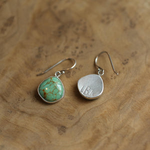 Turquoise Drop Earrings - Choose Your Pair - .925 Sterling Silver
