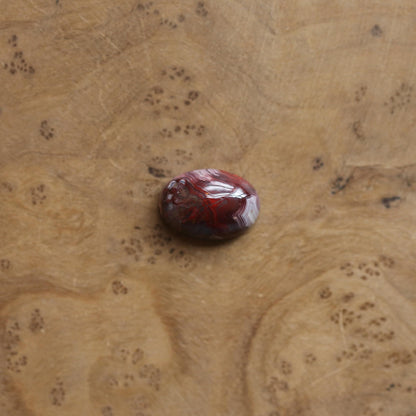 Laguna Lace Agate Ring - .925 Sterling Silver - East West Oval Ring - Choose Your Stone