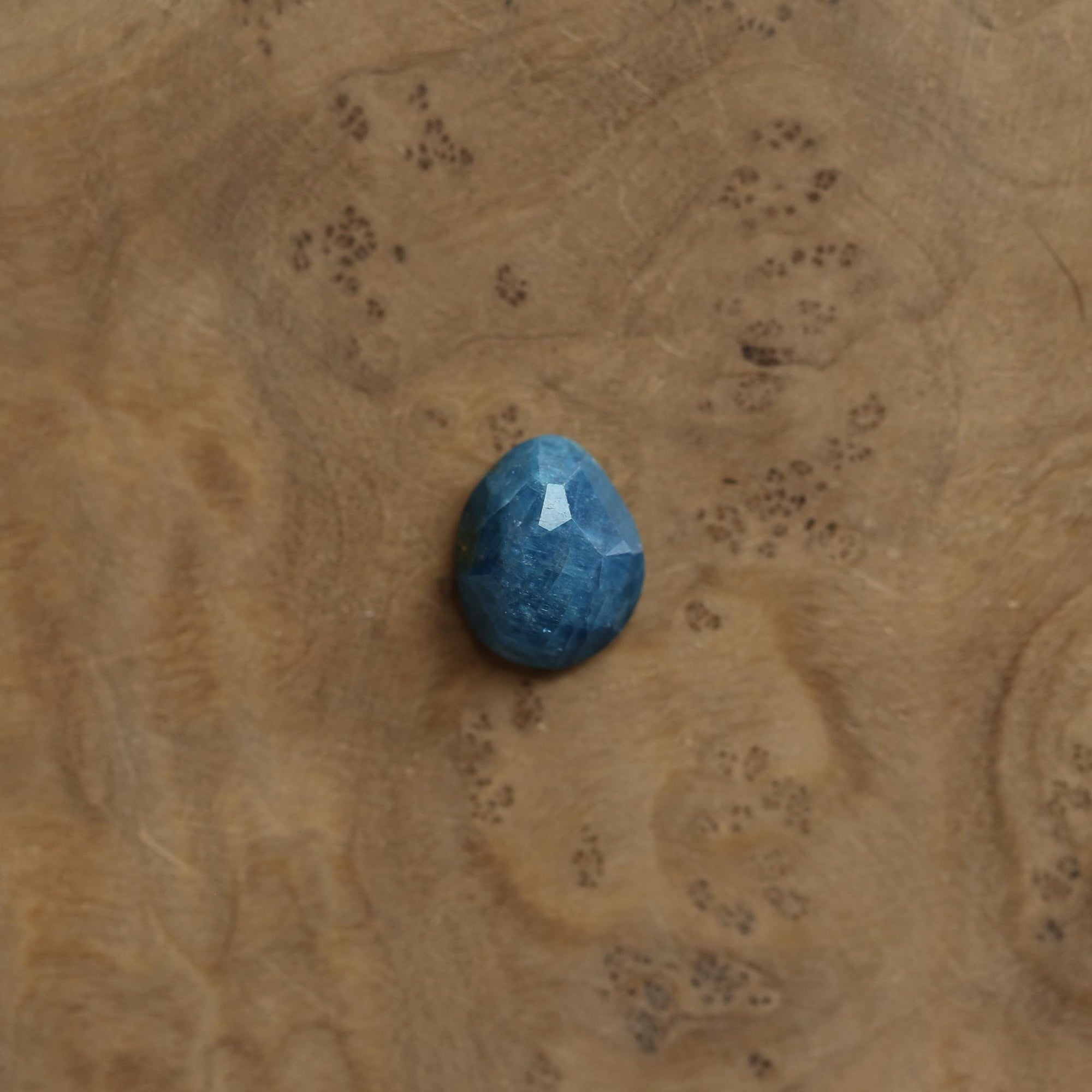 Chunky Apatite Boho Ring - .925 Sterling Silver - Apatite Silversmith Ring