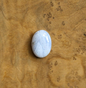 Custom Blue Lace Agate Boho Ring - .925 Sterling Silver