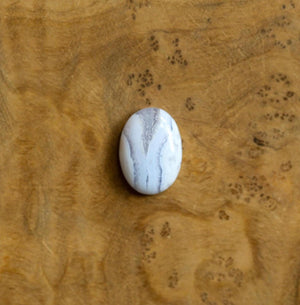 Custom Blue Lace Agate Boho Ring - .925 Sterling Silver