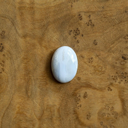 Custom Blue Lace Agate Boho Ring - .925 Sterling Silver