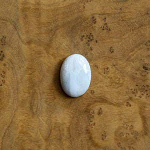 Custom Blue Lace Agate Boho Ring - .925 Sterling Silver