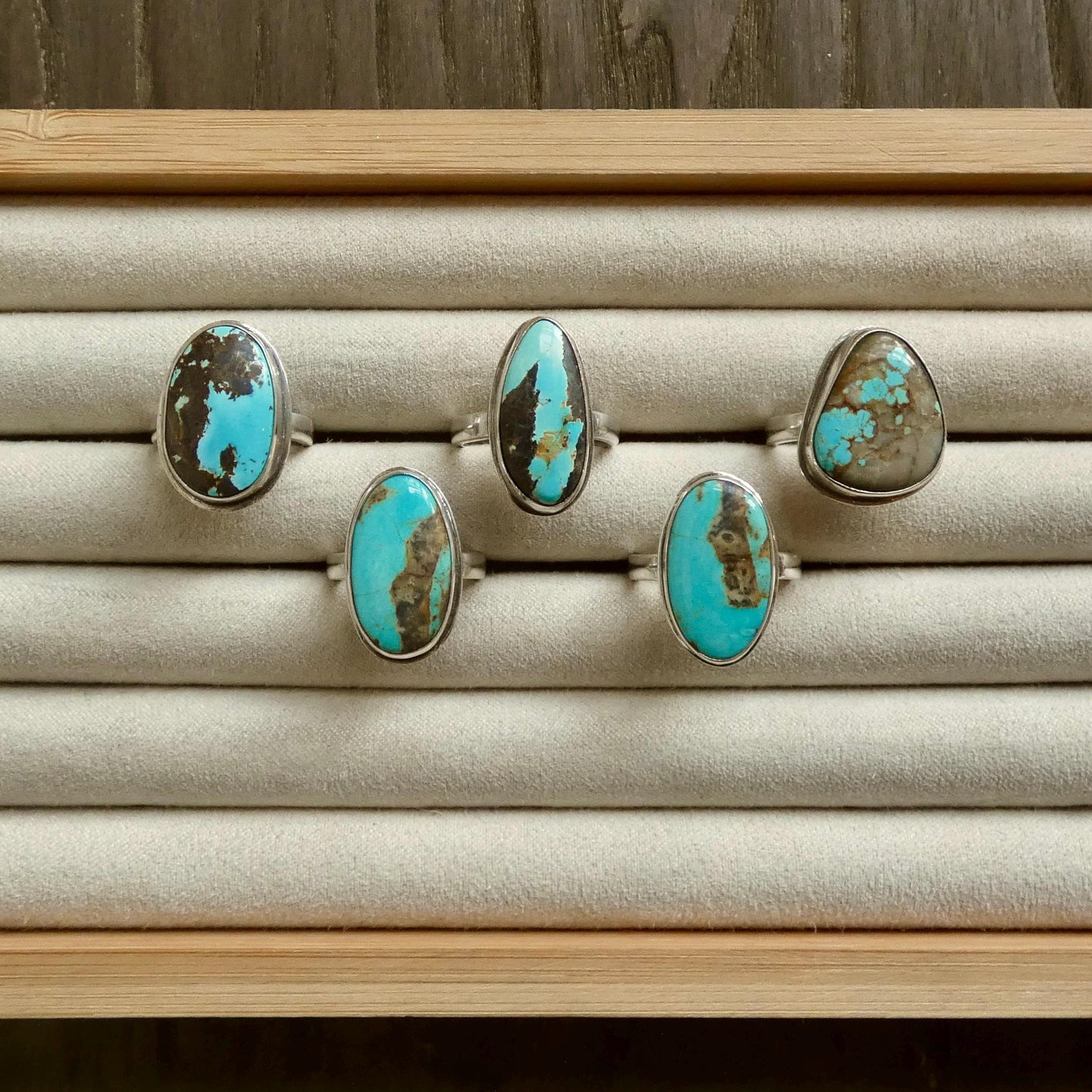Royston Turquoise Ring - Choose Your Ring - Sterling Silver