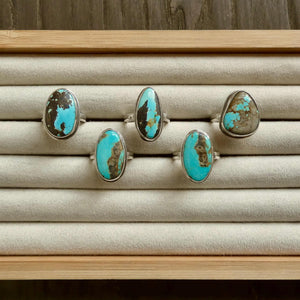 Royston Turquoise Ring - Choose Your Ring - Sterling Silver