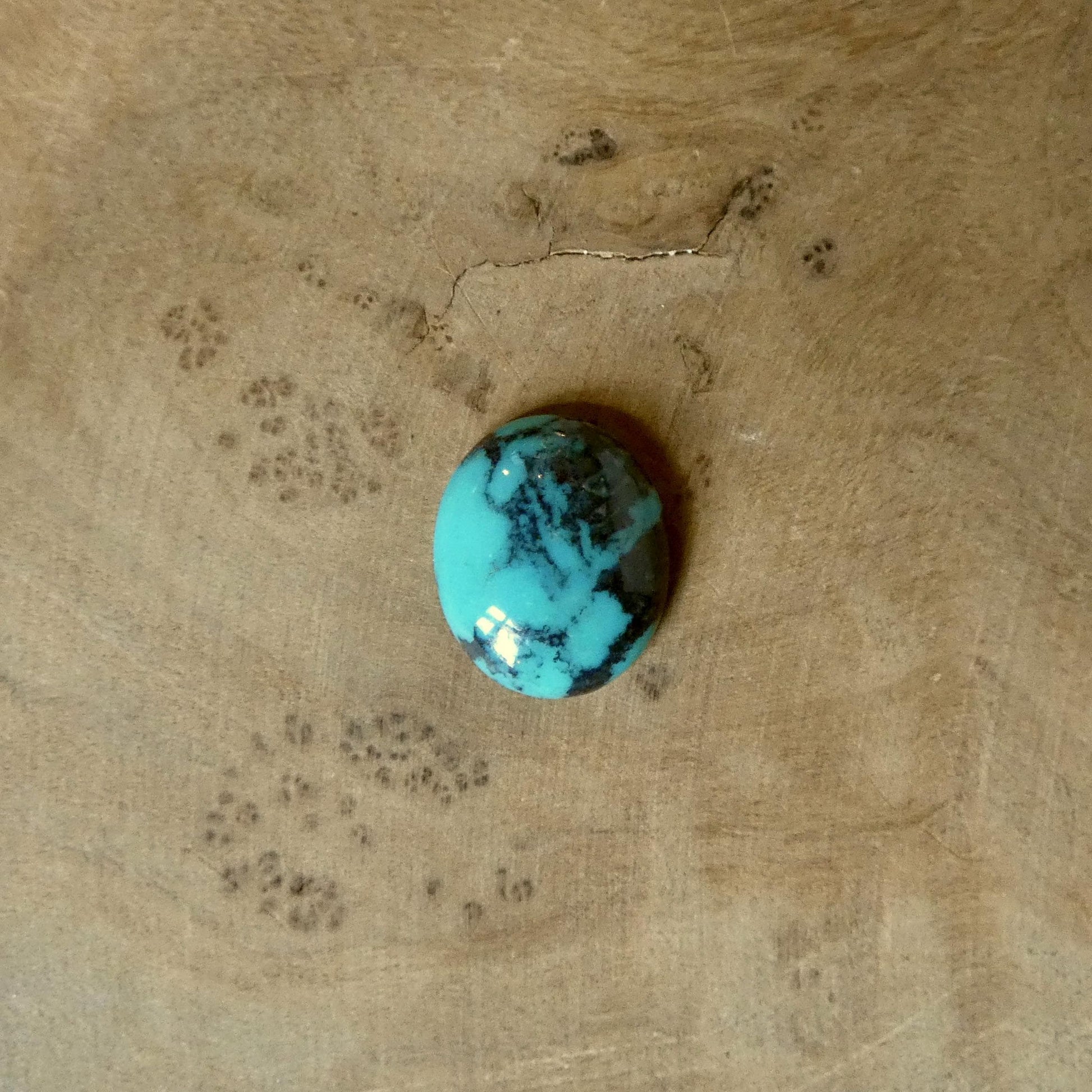 Custom Natural Turquoise Delica Ring -Sterling Silver - Choose Your Stone