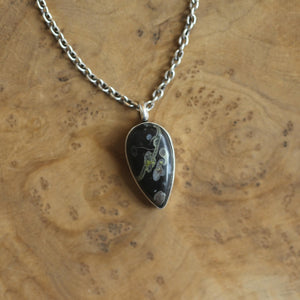 Fossil Jasper Charm Pendant - Sterling Silver - Choose your Pendant