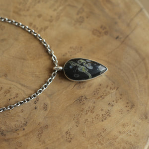 Fossil Jasper Charm Pendant - Sterling Silver - Choose your Pendant