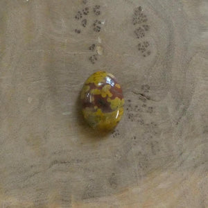 Custom Ocean Jasper Ring - Choose your stone - 14K Gold Prongs - Silversmith