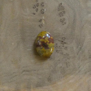 Custom Ocean Jasper Ring - Choose your stone - 14K Gold Prongs - Silversmith