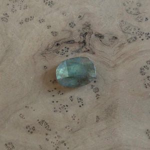 Orbits Ring - Rose Cut Labradorite Ring - .925 Sterling Silver - East West Oval Ring - Silversmith Ring