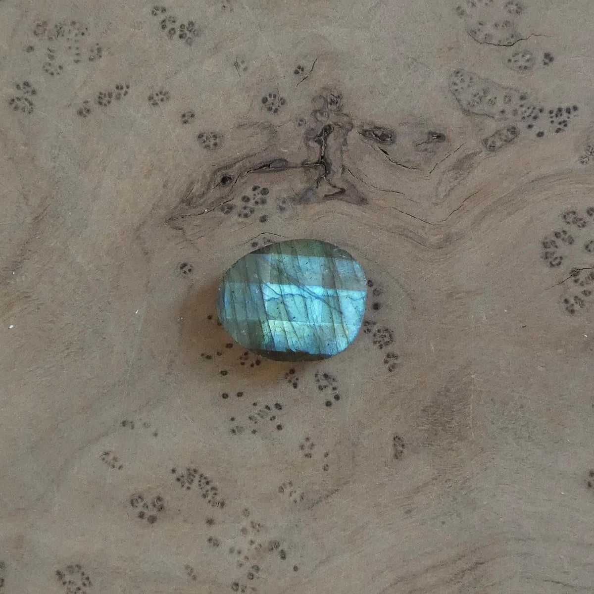 Labradorite Rose Cut Orbits Ring | Sterling Silver