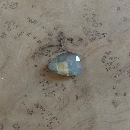 Labradorite Rose Cut Orbits Ring | Sterling Silver