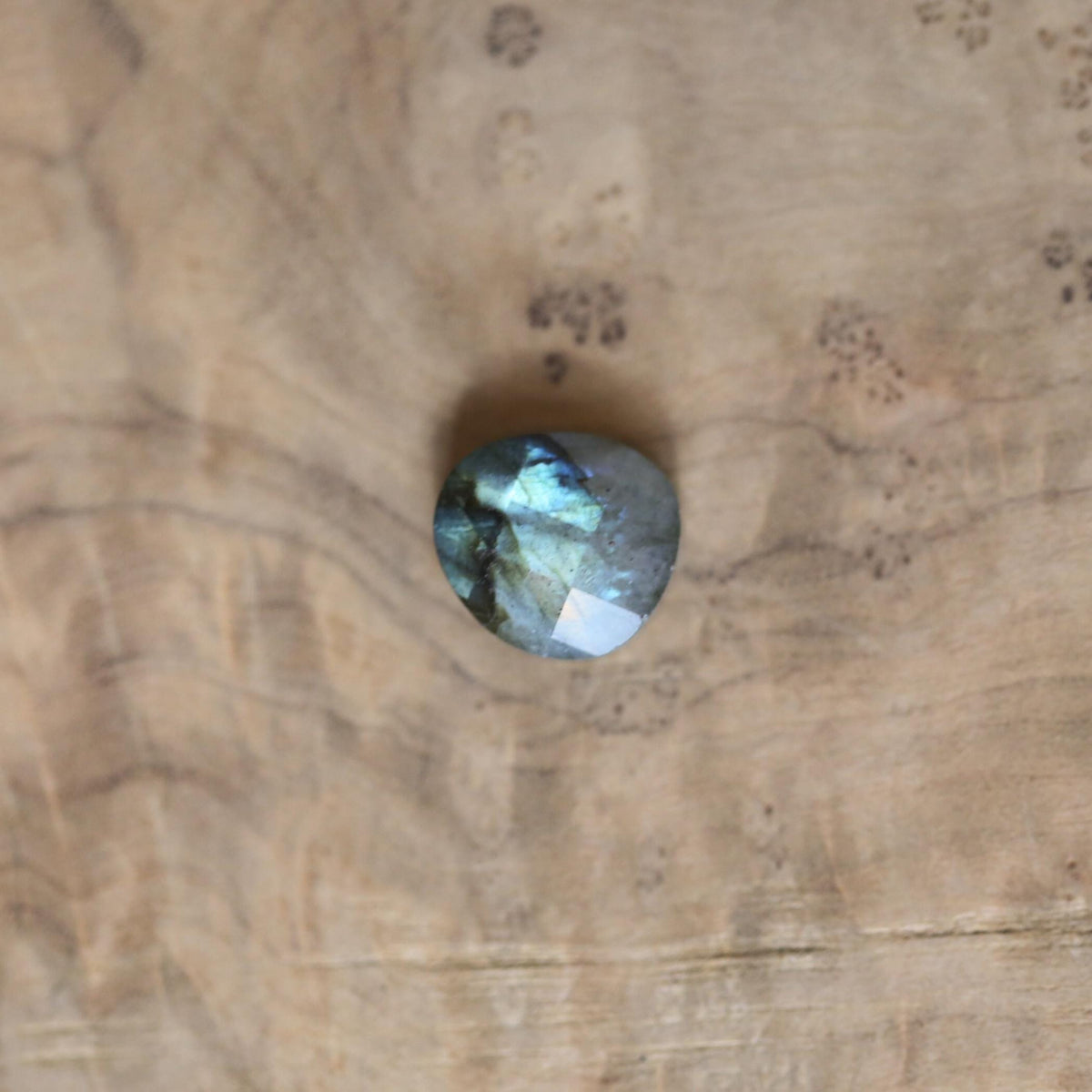 Labradorite Rose Cut Orbits Ring | Sterling Silver