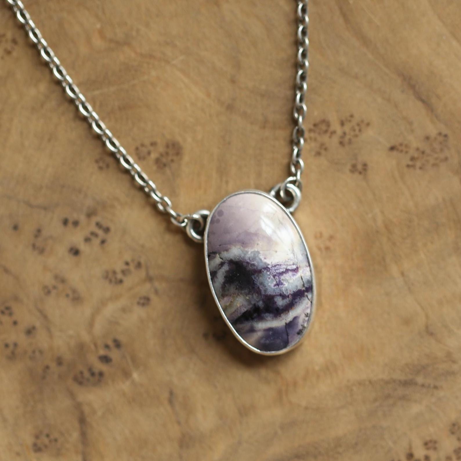Tiffany Stone Necklace - Choose Your Pendant - Sterling Silver