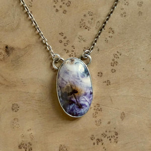 Tiffany Stone Necklace - Choose Your Tiffany Stone Pendant - Sterling Silver