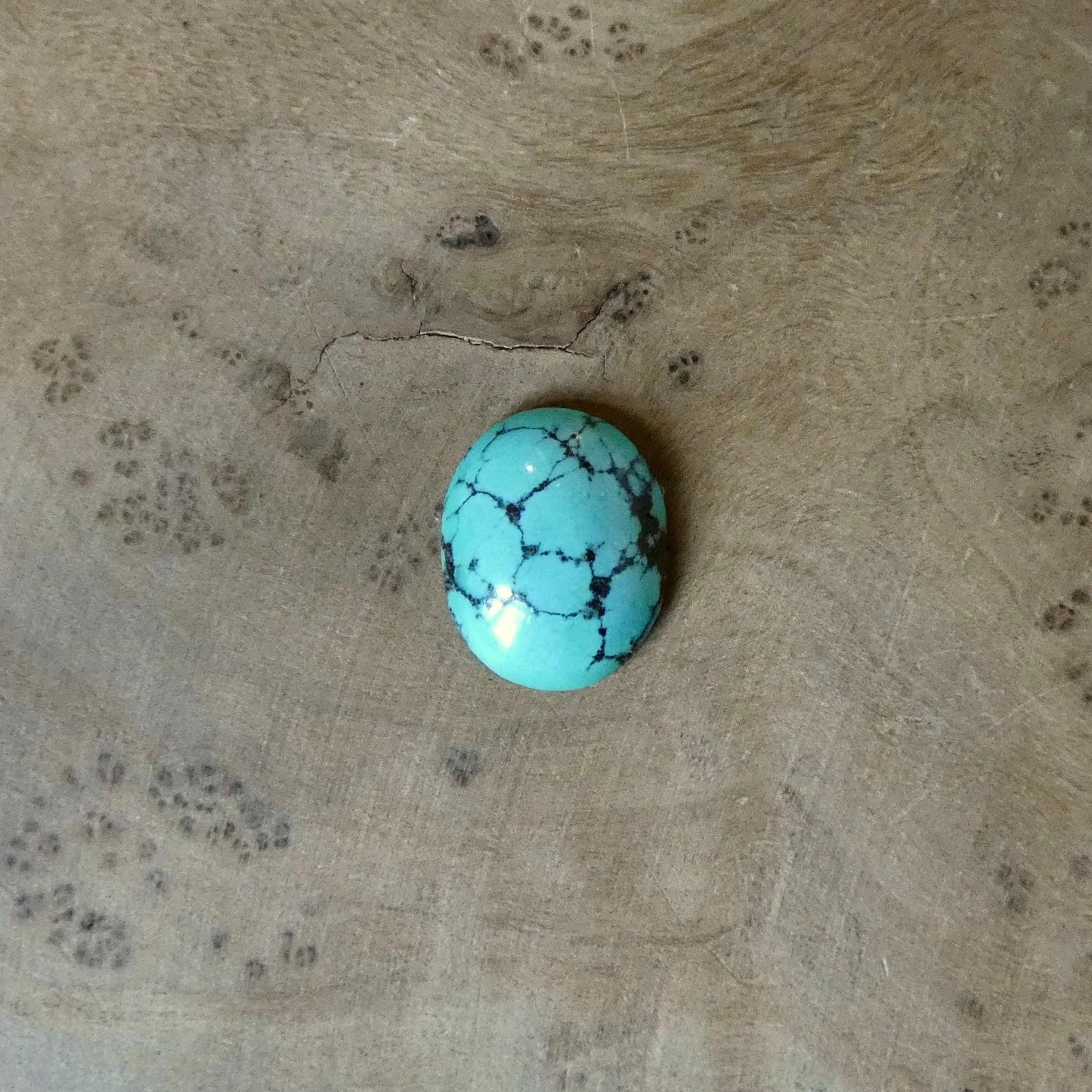 Custom Natural Turquoise Delica Ring -Sterling Silver - Choose Your Stone
