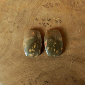 Red Creek Jasper Earrings - .925 Sterling Silver Ring - Silversmith - Jasper Drop Earrings