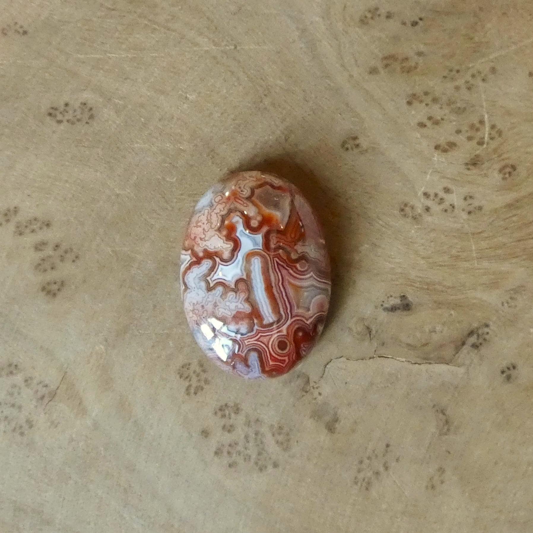 Laguna Lace Agate Boho Ring - .925 Sterling Silver - Choose Your Own Stone - Silversmith Ring