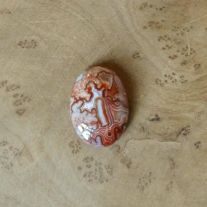 Laguna Lace Agate Boho Ring - .925 Sterling Silver - Choose Your Own Stone - Silversmith Ring