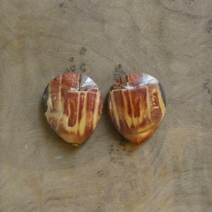 CUSTOM Red Creek Jasper Earrings - Sterling Silver - Cherry Creek Jasper