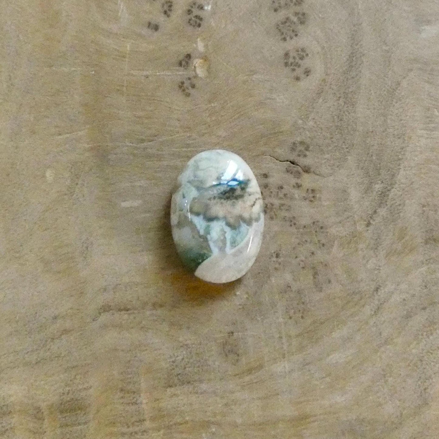 Custom Ocean Jasper Ring - Choose your stone - 14K Gold Prongs - Silversmith
