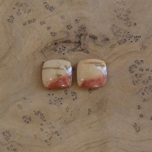Custom Red Creek Jasper Posts - Choose Your Stones - .925 Sterling Silver Earrings