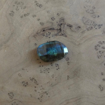 Labradorite Rose Cut Orbits Ring | Sterling Silver