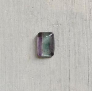 Rainbow Fluorite Ring - .925 Sterling Silver - Silversmith Ring - Multi-color Fluorite