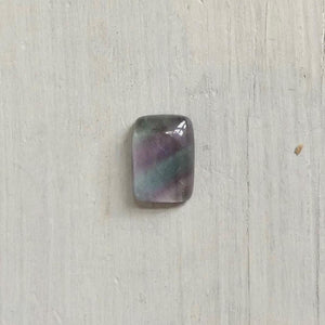Rainbow Fluorite Ring - .925 Sterling Silver - Silversmith Ring - Multi-color Fluorite