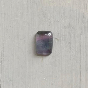 Rainbow Fluorite Ring - .925 Sterling Silver - Silversmith Ring - Multi-color Fluorite