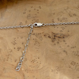 Choose Your Western Chisel Notched Turquoise Pendant - Sterling Silver Chain Optional