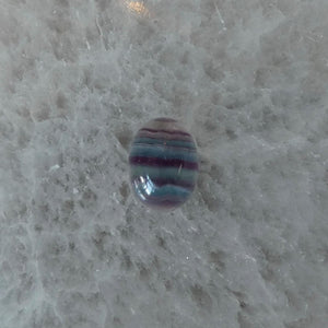 Custom Rainbow Fluorite Boho Ring - .925 Sterling Silver - Choose Your Stone