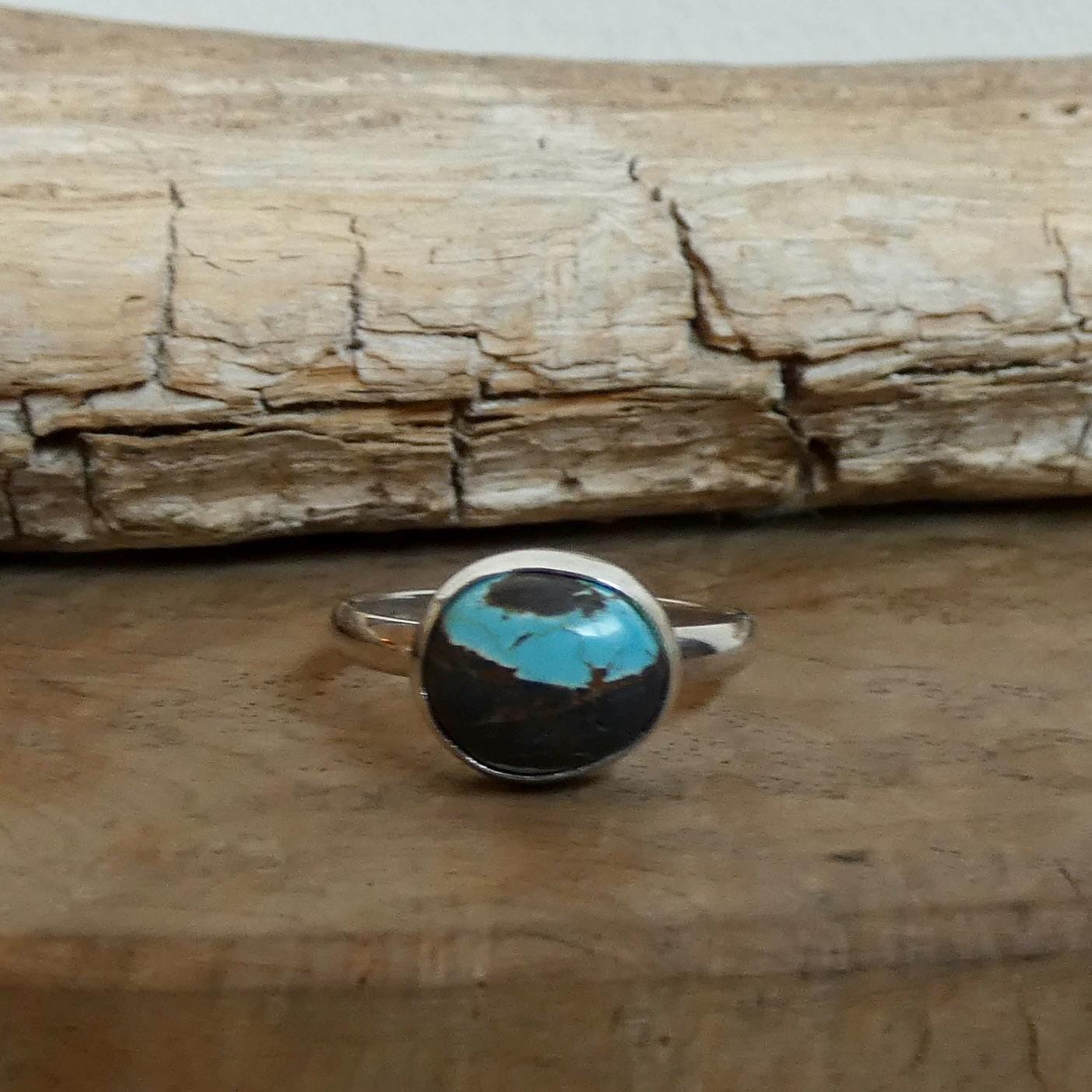 Choose your Black Jack Turquoise Ring - Silversmith Ring