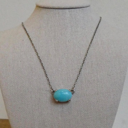 Choose Your Prong Pendant - Sterling Silver - Nephrite - Sunstone - Kunzite - Amazonite