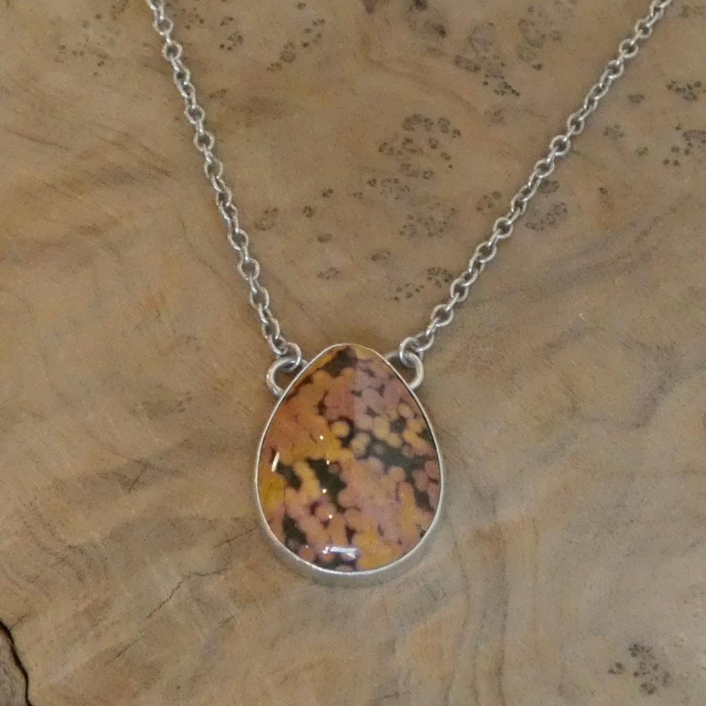 Ocean Jasper Pendant includes chain, Choose Your OOAK Necklace