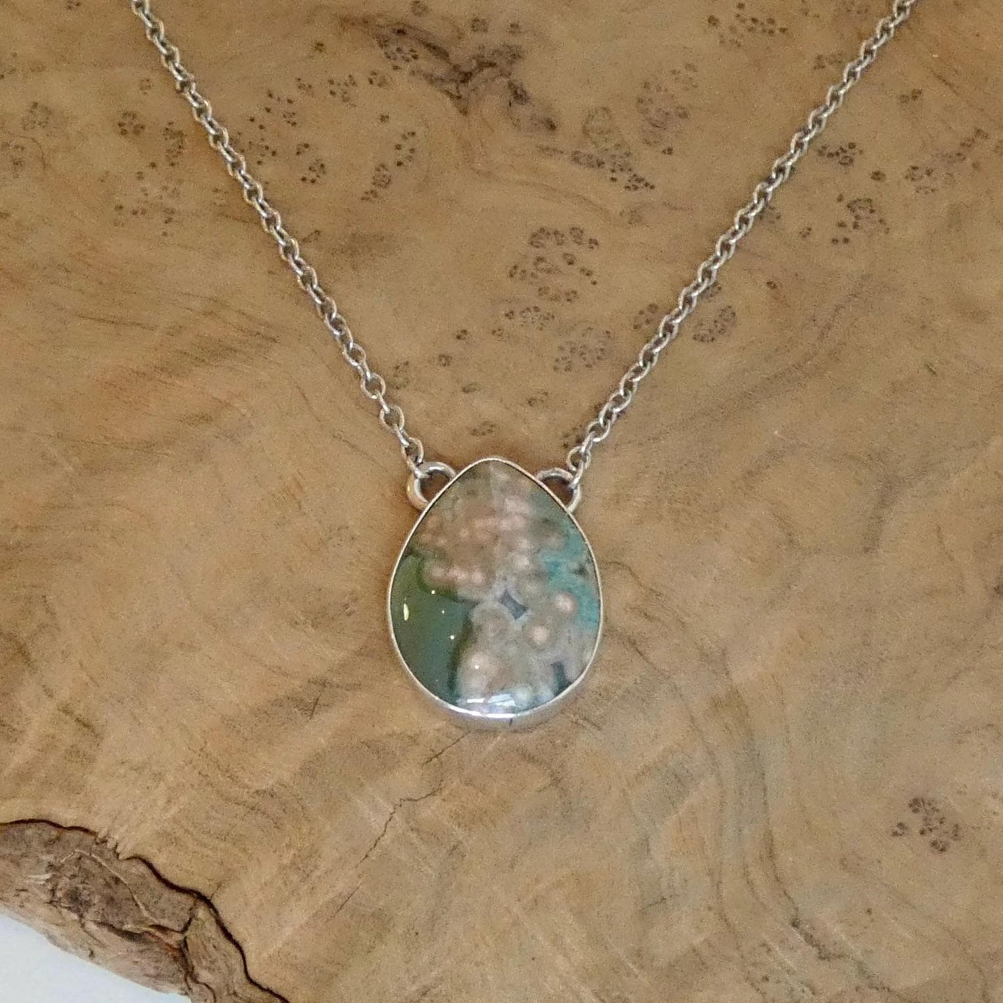 Ocean Jasper Pendant includes chain, Choose Your OOAK Necklace